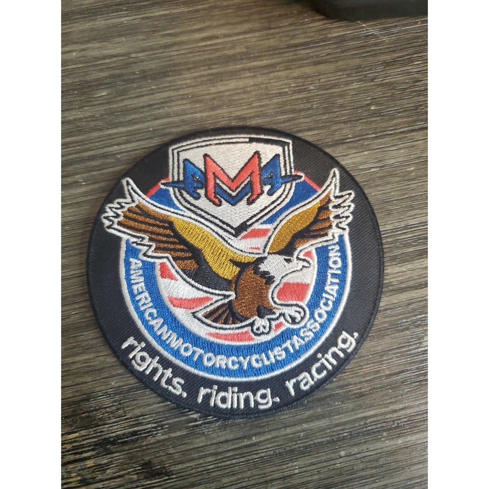 AMA American Motorcycle Association AMA Rights Riding Racing Jacket Vest Patch